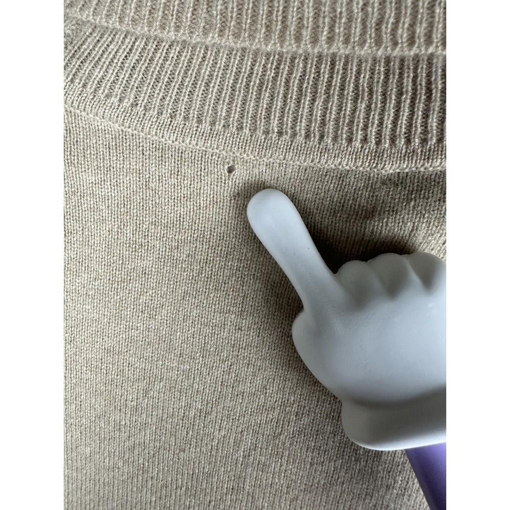 NWT Charter Club 100% Cashmere Turtleneck Sweater Women's Size Large *Flawed* - Picture 14 of 16